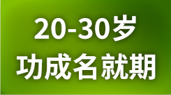 你的20岁，功成名就期